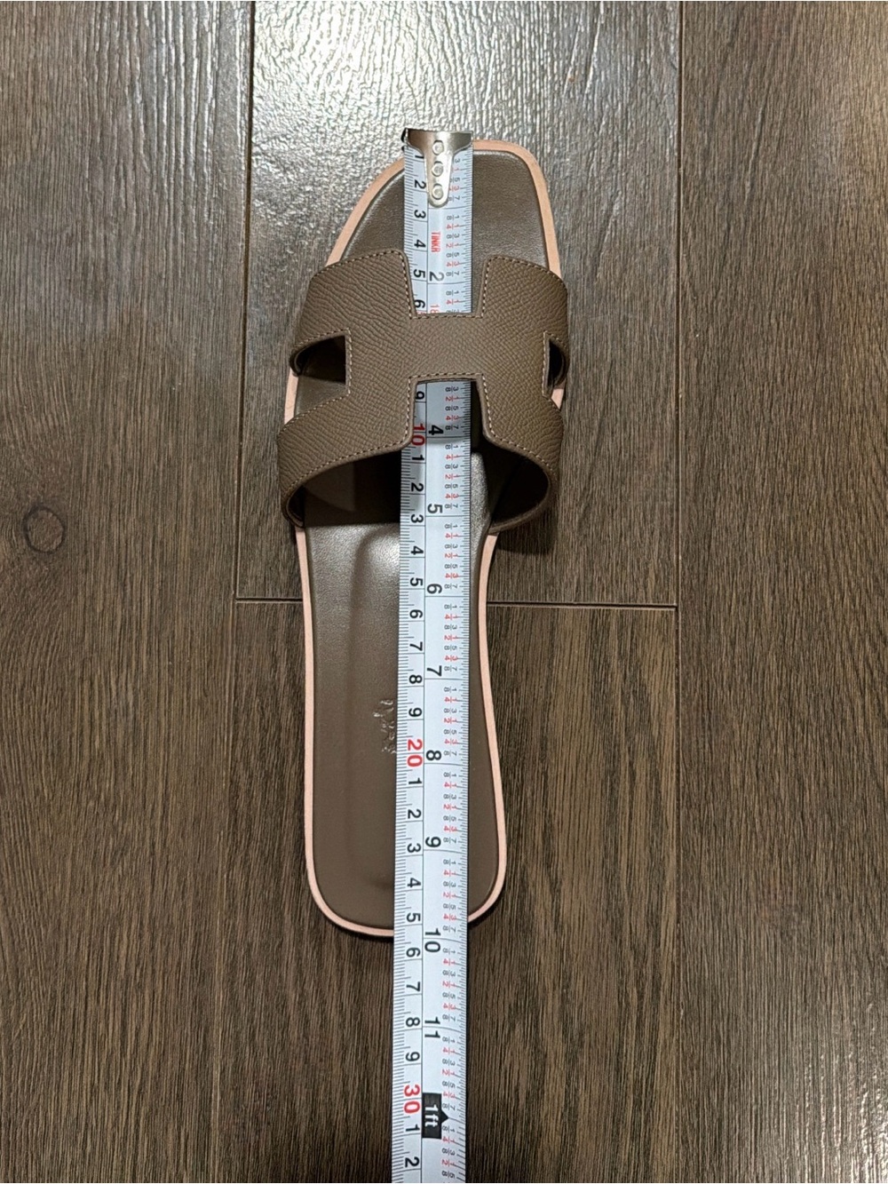 Hermès Oran Sandals, Étoupe, size 39 - Picture 12 of 12